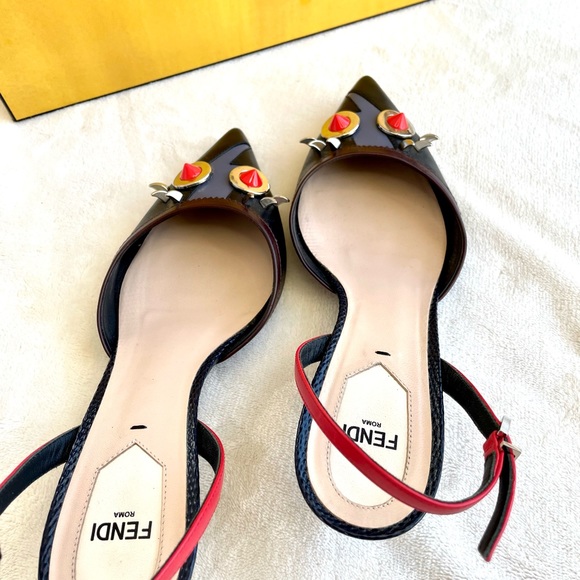 Fendi Monster Kitten Heel Full Set - Picture 5 of 10